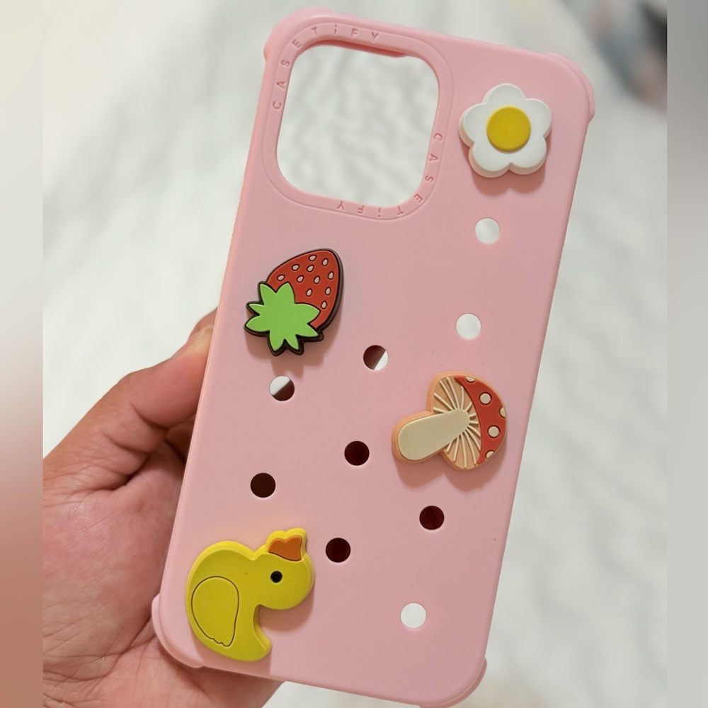 CASETIFY PUSH IN PINK CASE 14 PRO MAX
